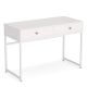 Moronia 47 in. White 2 Drawer Computer Desk Makeup Vanity Table