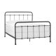 StyleWell Dorley Farmhouse Black Metal Queen Bed (64.76 in W. X 53.54 in H.)
