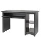 Prepac 48 inch Rectangular Black Computer Desk w/ Keyboard Tray