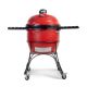 Kamado Joe Big Joe I 24-inch Charcoal Grill in Blaze Red