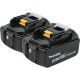 Makita 18-Volt LXT Lithium-Ion High Capacity Battery Pack 5.0 Ah w/ LED Charge Level Indicator (2-Pack)