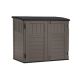 Suncast 2 ft. 8 in. x 4 ft. 5 in. x 3 ft. 9.5 in. Resin Horizontal Storage Shed BMS2500SB