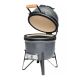 BergHOFF 13 in. Ceramic Charcoal Grill in Blue