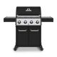 Broil King Crown 420 4-Burner Natural Gas Grill in Black