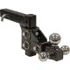 Buyers Products Company 1-7/8 in., 2 in., 2-5/16 inch Chrome Towing Balls Adjustable Tri-Ball Hitch