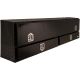 Buyers Products Company 88 in. Black Diamond Tread Aluminum Top Mount Truck Tool Box with Drawer