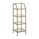 CROSLEY FURNITURE - Aimee Soft Gold Short Etagere