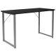 Carnegy Avenue 47.3-in. Rectangular Black Computer Desks with Storage