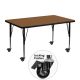 Carnegy Avenue 25.5 inch Oak Kids Table
