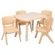 Carnegy Avenue Natural Kids' Table and Chair (Set) - CGA-YU-443240-NA-HD