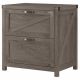 kathy ireland Cottage Grove Restored Gray 2 Drawer Lateral File Cabinet