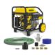 CHAMPION POWER EQUIPMENT 2 inch Gas-Powered Semi-Trash Water Transfer Pump w/ Hose and Wheel Kit
