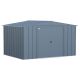 Arrow Classic 10ft. W x 8ft. D Blue Grey Steel Storage Shed