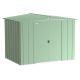 Arrow Classic 8 ft.W x 6ft. D Sage Green Steel Storage Shed