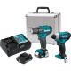 Makita 12-Volt MAX CXT Lithium-Ion Cordless Combo Kit (Driver-Drill/Impact Driver) 2.0 Ah (2-Piece)