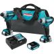 Makita 12V max CXT Lithium-Ion Cordless 3-piece Combo Kit (Impact Driver/Impact Wrench/Flashlight) 1.5 Ah