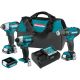 Makita 12-Volt MAX CXT Lithium-Ion Cordless Combo Kit (Driver-Drill/Impact Driver/Impact Wrench/Flashlight) 1.5 Ah (4-Piece)