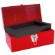 URREA Heavy Duty Metal Tool Box - 11 in. X 6 in. X 5 in.