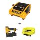 DEWALT 1 Gal. Portable Electric Trim Air Compressor w/ Bonus 23-Gauge 2 in. Pin Nailer and Hose