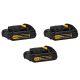 DEWALT 20-Volt MAX Lithium-Ion 1.5 Ah Compact Battery Pack(3-pk)