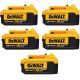 DEWALT 20-Volt MAX XR Lithium-Ion 4.0 Ah Premium Battery Pack (5-pk)