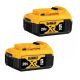 DEWALT 20-Volt MAX XR Premium Lithium-Ion 5.0Ah Battery Pack (2-pk)