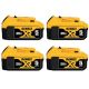 DEWALT 20-Volt MAX XR Premium Lithium-Ion 5.0Ah Battery Pack (4-pk)