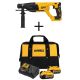 DEWALT 20-Volt MAX Cordless Brushless 1 in. SDS Plus D-Handle Rotary Hammer w/ (2) 20-Volt 5.0Ah Batteries & Charger