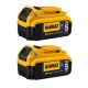 DEWALT 20-Volt MAX XR Lithium-Ion Premium Battery Pack 5.0Ah w/ Bluetooth Connectivity (2-Pack)