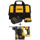 DEWALT 20-Volt MAX XR Lithum-Ion 1 in. Cordless SDS-Plus Brushless L-Shape Rotary Hammer w/Bonus Battery 5.0 Ah, Charger & Bag