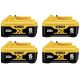 DEWALT 20-Volt MAX XR Premium Lithium-Ion 6.0Ah Battery Pack (4-pk)