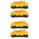 DEWALT 20-Volt MAX Compact Lithium-Ion 4.0Ah Battery Pack (4-pk)