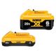DEWALT 20-Volt MAX Lithium-Ion Battery Pack w/ 6 Ah and 4 Ah Battery Packs (2-Pack)
