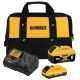 DEWALT 20V MAX XR Premium Lithium-Ion Starter Kit 6.0Ah Battery Pack, 4.0Ah Battery Pack, Charger and Kit Bag