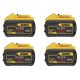 DEWALT FLEXVOLT 20V/60V MAX Lithium-Ion 9.0Ah Battery Pack (4 Pack)