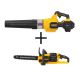 DEWALT - 125 MPH 600 CFM FLEXVOLT 60V MAX Cordless Axial Blower w/(1) 3.0Ah Battery & Charger w/ Bonus 60V Chainsaw (Tool Only)