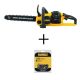 DEWALT 16-inch 60V MAX Lithium-Ion Cordless FLEXVOLT Brushless Chainsaw w/2Ah Battery, Charger & 16-inch Chainsaw Chain 56 Link