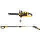 DEWALT 16 in. 60V MAX FLEXVOLT Brushless Lithium-Ion Cordless Electric Chainsaw Kit w/ 8 in. 20V Cordless Pole Saw(Tool Only)
