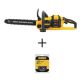 DEWALT 16 in. 60V MAX FLEXVOLT Brushless Lithium-Ion Electric Cordless Chainsaw with (1) 3Ah Battery, Charger & 16 in. Chain