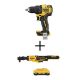 DEWALT ATOMIC 20V MAX Cordless Brushless Compact 1/2 in. Drill/Driver and ATOMIC 20V 1/2 in. Ratchet w/20V Compact 4Ah Battery