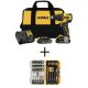 DEWALT ATOMIC 20-Volt MAX Cordless Brushless Compact 1/2 in. Drill/Driver Kit with MAXFIT Screwdriving Set (35-Piece)