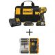 DEWALT ATOMIC 20-Volt MAX Cordless Brushless Compact 1/2 in. Hammer Drill Kit with MAXFIT Screwdriving Set (35-Piece)