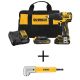 DEWALT - ATOMIC 20-Volt MAX Cordless Brushless Compact 1/2-inch Hammer Drill,Two 20-Volt 1.3Ah Batteries, Charger and Bag