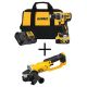 DEWALT 20-Volt MAX XR Cordless Brushless 1/2 in. Drill/Driver w/ (1) 20-Volt 5.0Ah Battery, Charger & 4-1/2 in. Grinder