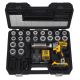 DEWALT 20-Volt MAX XR Brushless Lithium-Ion Cordless Cable Stripper Kit with (1) 2 Ahr Battery, Charger and 20 Bushings