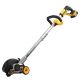 DEWALT 20V Cordless Battery Powered Lawn Edger Kit with (1) FLEXVOLT 4Ah Battery & Charger