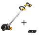 DEWALT 20V MAX Cordless Battery Powered Lawn Edger Kit with (1) FLEXVOLT 4Ah Battery, Charger & Blade