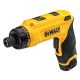 DEWALT 8-Volt MAX Cordless Gyroscopic Screwdriver w/ Adjustable Handle, (1) 1.0Ah Battery, Charger & Bag