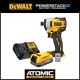 DEWALT ATOMIC 20-Volt MAX Brushless Cordless Compact 1/4-in Impact Driver(Tool-Only) w/20V POWERSTACK Compact Battery Kit