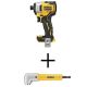 DEWALT ATOMIC 20V MAX Cordless Brushless Compact 1/4 in. Impact Driver with MAXFIT Right Angle Magnetic Attachment